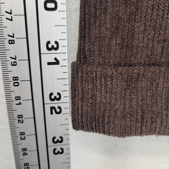 St. Croix Pants Mens 40x33‎ Brown Wool Blend Made In Italy Pleated Cuffed Dress - Picture 10 of 11